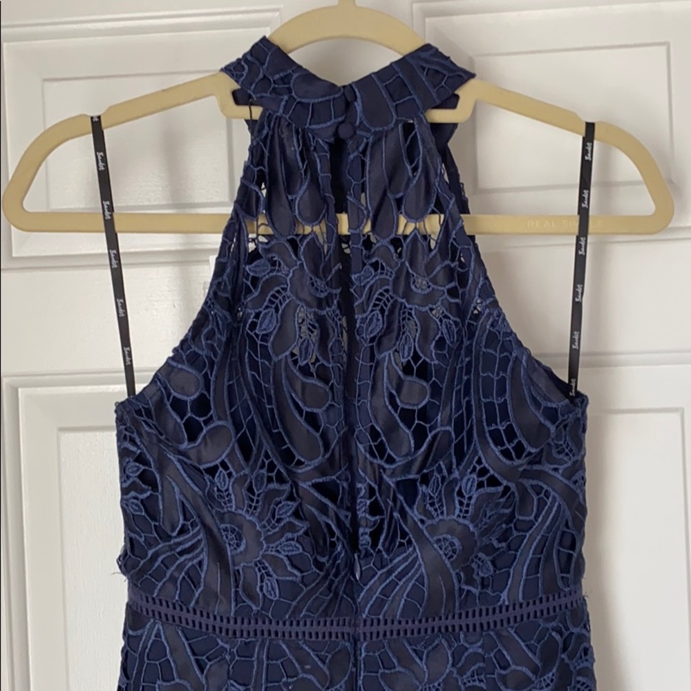 Blue Lace Dress - Picture 4 of 10